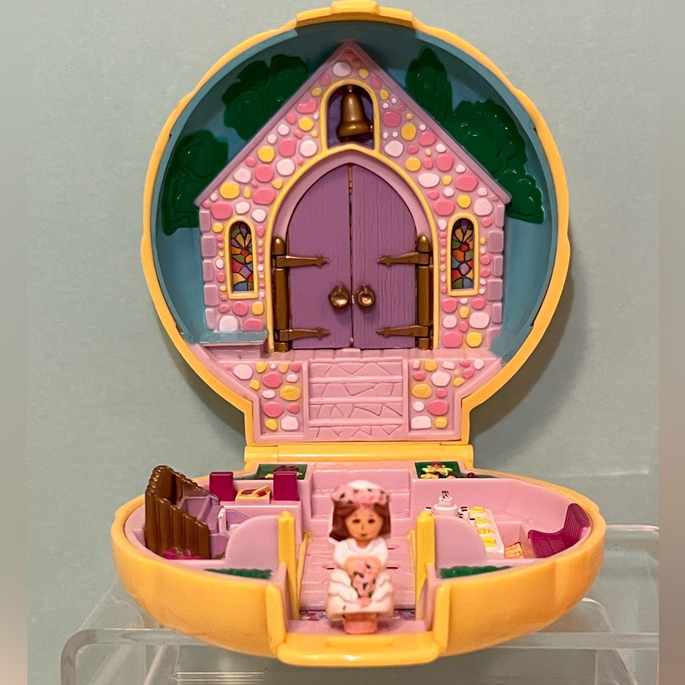 Vintage Polly Pocket 1989 Nancy’s Wedding with Nancy